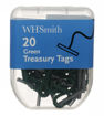 Picture of TREASURY TAGS GREEN 70MM
